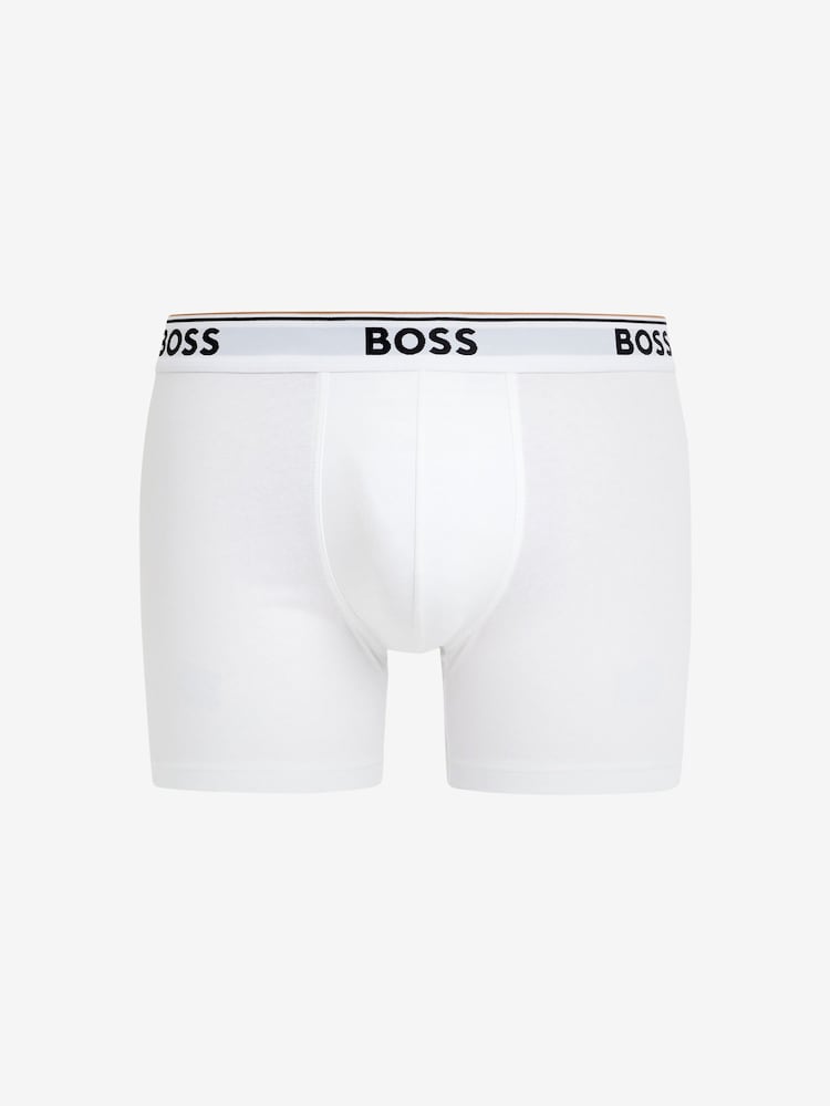 BOSS Light Natural Power Stretch Cotton 3 Pack Boxers - Image 9 of 10