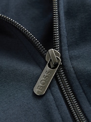 Синий - BOSS Stretch Cotton Jacket - Image 7 of 8