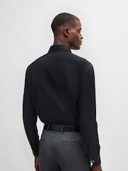 BOSS Black Slim Fit Stretch Poplin Shirt - Image 2 of 6