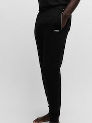 BOSS Black Stretch Cotton Tracksuit Bottoms - Image 4 of 5