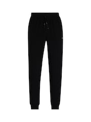 BOSS Black Stretch Cotton Tracksuit Bottoms - Image 5 of 5