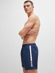 Синий - BOSS Quick Drying Swim Shorts - Image 1 of 4