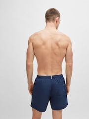 Синий - BOSS Quick Drying Swim Shorts - Image 3 of 4