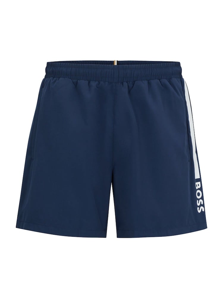Синий - BOSS Quick Drying Swim Shorts - Image 4 of 4
