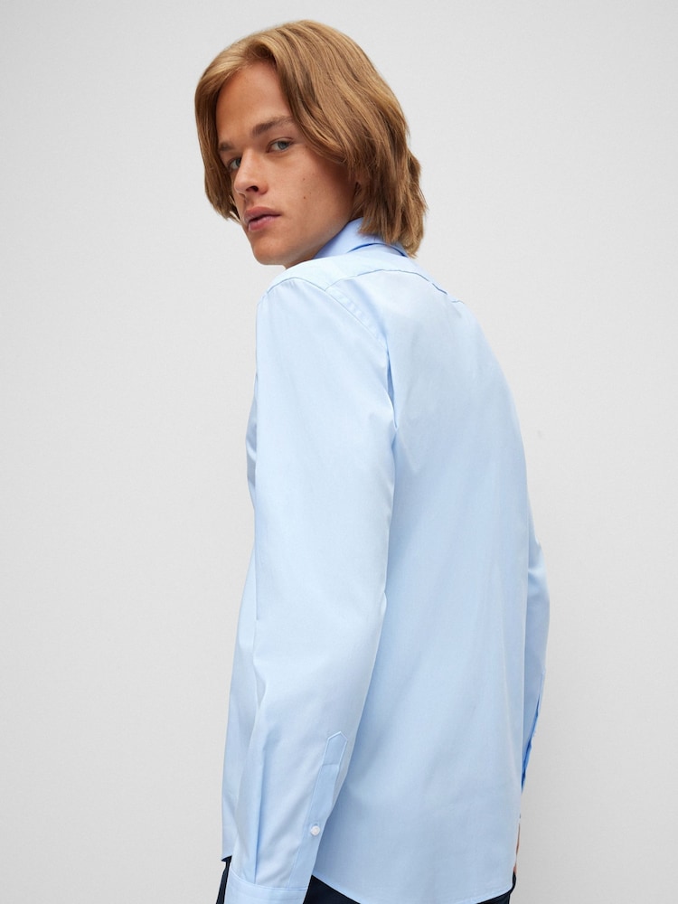 BOSS Blue Joe Regular Fit Stretch Poplin Oxford Shirt - Image 2 of 6