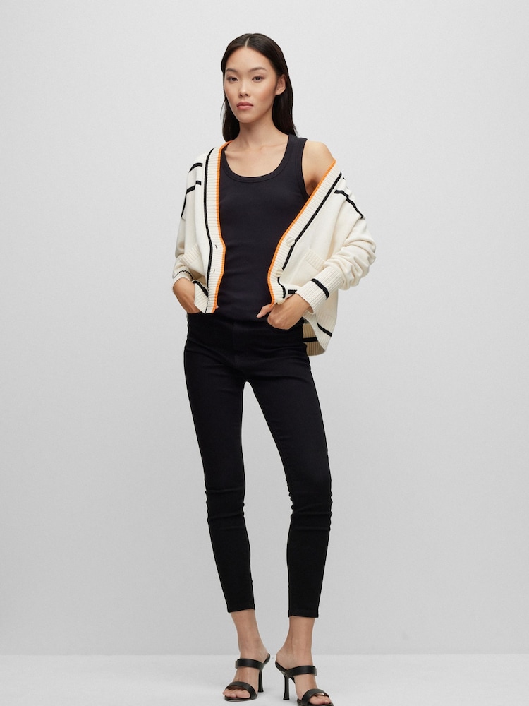 BOSS Black Slim Fit Stretch Jeans - Image 3 of 6