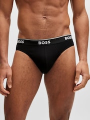 BOSS Black Power Stretch Cotton 3 Pack Briefs - Image 3 of 5