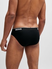 BOSS Black Power Stretch Cotton 3 Pack Briefs - Image 4 of 5