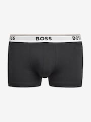 BOSS Black Chrome Power Stretch Cotton 3 Pack Boxers - Image 10 of 10