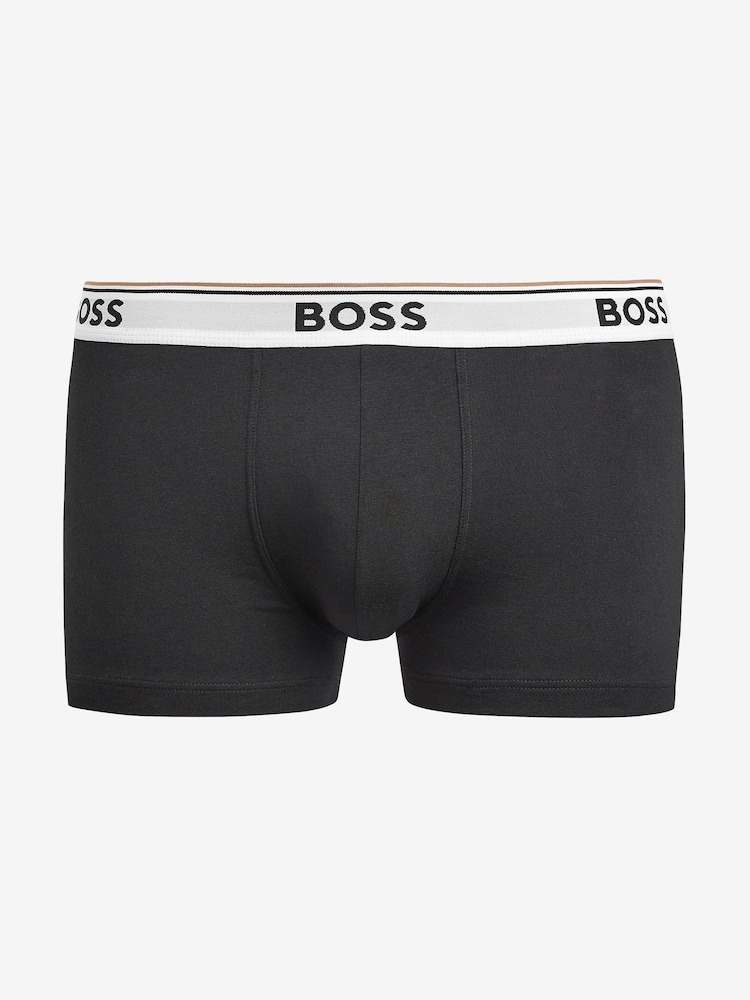 BOSS Black Chrome Power Stretch Cotton 3 Pack Boxers - Image 10 of 10 BOSS Black Chrome Power Stretch Cotton 3 Pack Boxers - Image 10 of 10