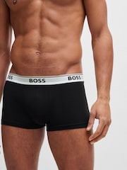BOSS Black Chrome Power Stretch Cotton 3 Pack Boxers - Image 4 of 10