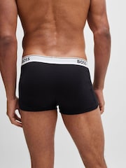 BOSS Black Chrome Power Stretch Cotton 3 Pack Boxers - Image 5 of 10