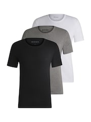 Negro/gris/blanco - BOSS Classic Crew Neck T-Shirts 3 Pack - Imagen 1 de 11