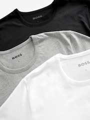Negro/gris/blanco - BOSS Classic Crew Neck T-Shirts 3 Pack - Imagen 11 de 11