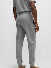 BOSS Grey Stretch Cotton Tracksuit Bottoms - Image 3 of 5