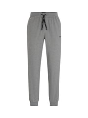 BOSS Grey Stretch Cotton Tracksuit Bottoms - Image 4 of 5