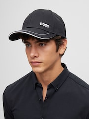 Кепка из хлопковой саржи BOSS - Изображение 4 из 5