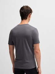 Gris/azul/negro - BOSS Classic Crew Neck T-Shirts 3 Pack - Imagen 3 de 5