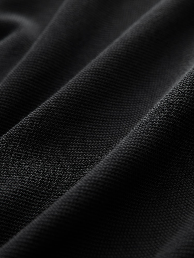 BOSS Black Tipped Paddy 100% Cotton Polo Shirt - Image 8 of 8