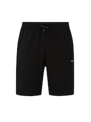 BOSS Black Stretch Cotton Shorts - Image 2 of 5