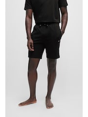 BOSS Black Stretch Cotton Shorts - Image 3 of 5