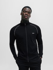 Черный - BOSS Stretch Cotton Jacket - Image 1 of 5