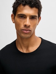 Black - BOSS Classic Crew Neck T-Shirts 3 Pack - Image 5 of 5