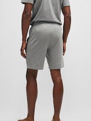 Серый - BOSS Stretch Cotton Shorts - Image 2 of 5