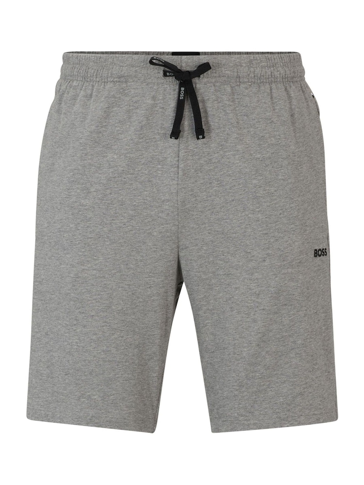 Серый - BOSS Stretch Cotton Shorts - Image 5 of 5