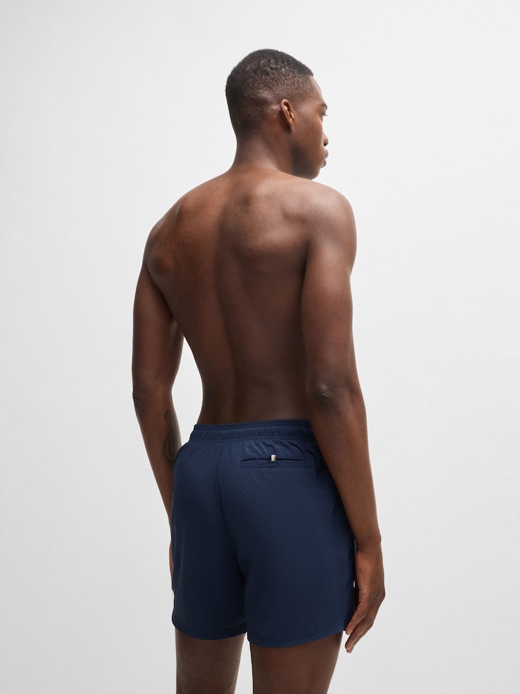 BOSS Blue Logo Quick Drying Swim Shorts - Image 2 of 4 BOSS Blue Logo Quick Drying Swim Shorts - Image 2 of 4
