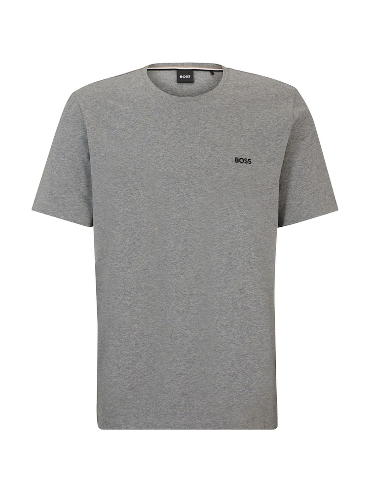 Harmaa - BOSS Stretch- Cotton T-paita - Kuva 5 / 5