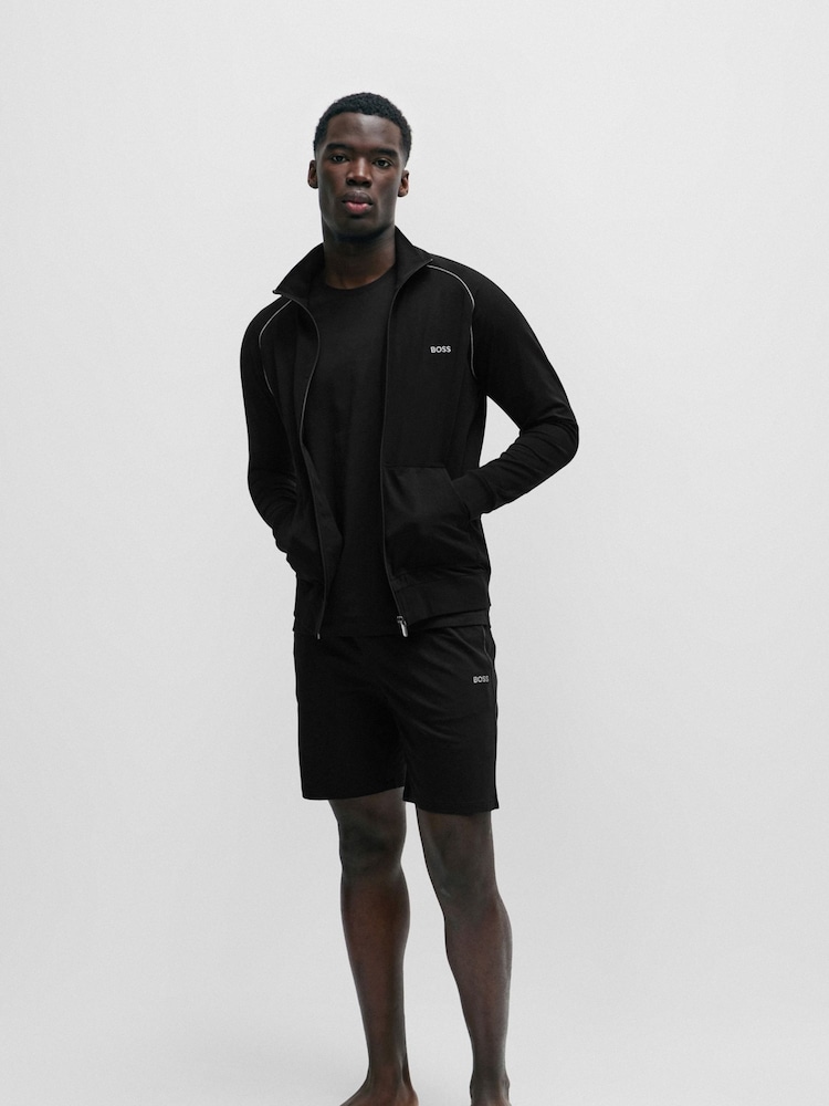 BOSS Black Stretch Cotton T-Shirt - Image 3 of 5