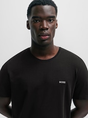Schwarz - BOSS Stretch Cotton T-Shirt - Bild 4 von 5