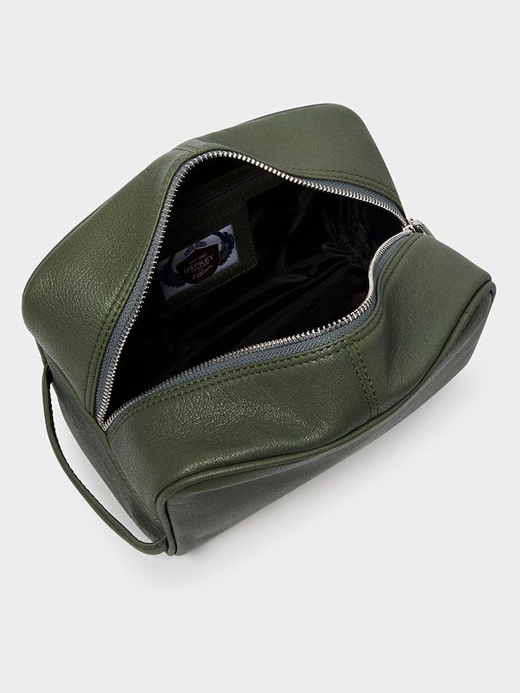 Osprey London The Arlington Leather Wash Bag - Image 3 of 3 Osprey London The Arlington Leather Wash Bag - Image 3 of 3