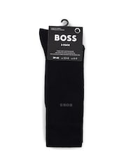 BOSS Black Regular Length Socks 2 Pack - Image 2 of 3