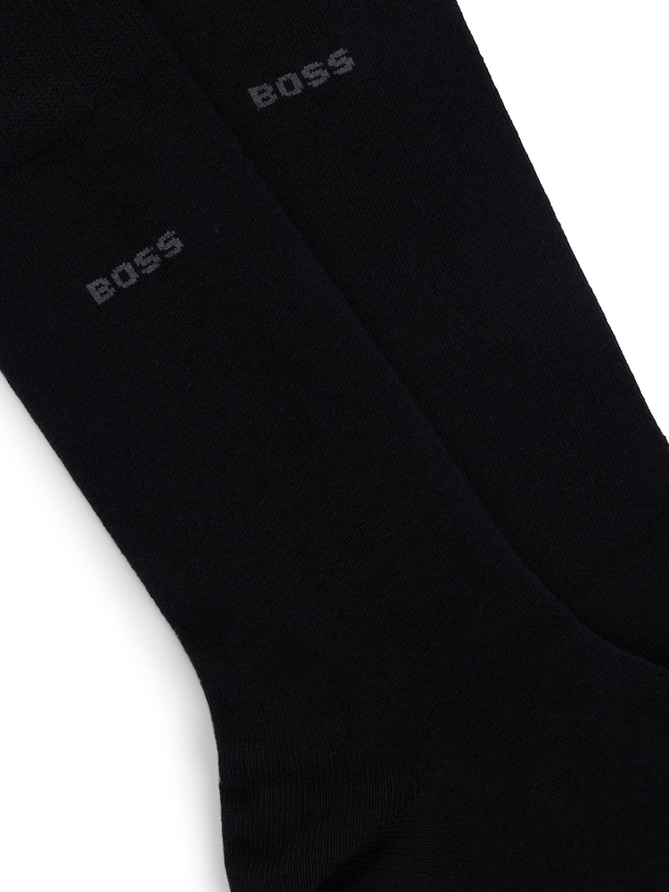 BOSS Black Regular Length Socks 2 Pack - Image 3 of 3