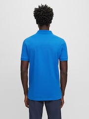 BOSS Blue/Green Pallas Regular Fit Polo Shirt - Image 2 of 5