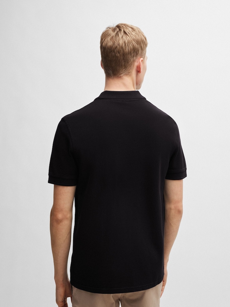 BOSS Black Regular Fit Polo Shirt - Image 2 of 5 BOSS Black Regular Fit Polo Shirt - Image 2 of 5