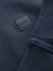 BOSS Blue Navy Westart Crew Neck Logo Sweat Top Jumper - Image 7 of 8