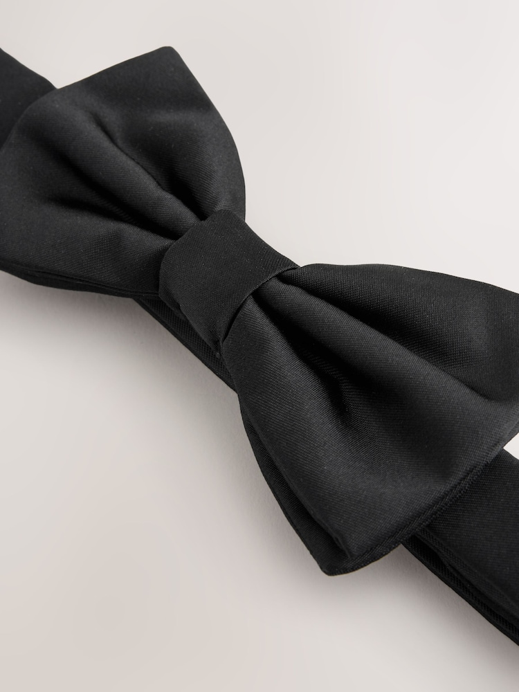 BOSS Black Jacquard Bow Tie - Image 2 of 2 BOSS Black Jacquard Bow Tie - Image 2 of 2