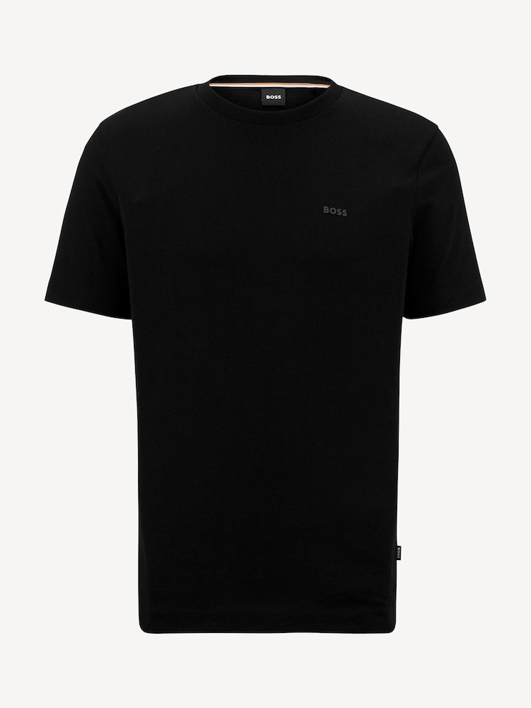 BOSS Black Thompson Rubber Chest Logo T-Shirt - Image 5 of 5