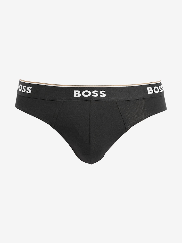 BOSS Natural Power Stretch Cotton 3 Pack Briefs - Image 2 of 4