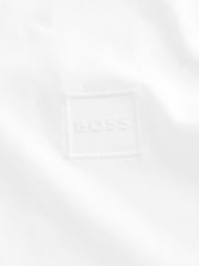 Blanco - BOSS Relaxed Fit Tales Logo Patch Jersey T-Shirt - Imagen 7 de 8
