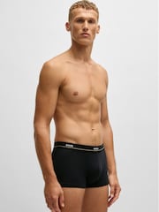 BOSS Blue Essential Stretch Cotton 5 Pack Boxers - Image 7 of 7