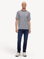 BOSS Blue Maine Regular Fit Stretch Jeans - Image 3 of 5