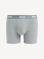 BOSS Grey Power Stretch Cotton 3 Pack Boxers - Image 9 of 11