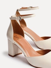 Linzi Natural Sydney Square Toe Court Heels - Image 4 of 5