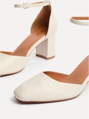 Linzi Natural Sydney Square Toe Court Heels - Image 5 of 5