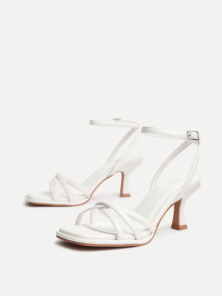Linzi White Faro Strappy Heeled Sandals - Image 4 of 5
