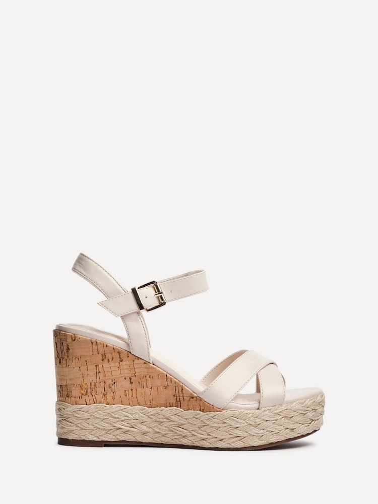 Natur - Linzi Lilia Cork Wedges With Rope Detail - Bild 2 von 5 Natur - Linzi Lilia Cork Wedges With Rope Detail - Bild 2 von 5